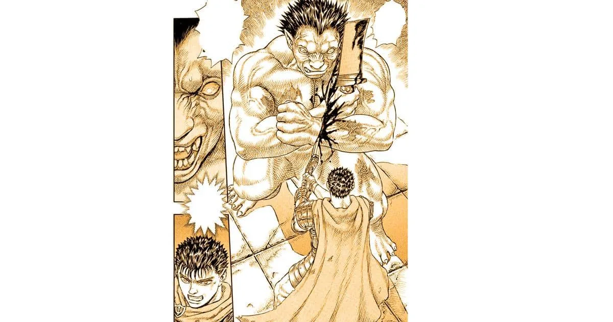 Guts fights Nosferatu Zodd
