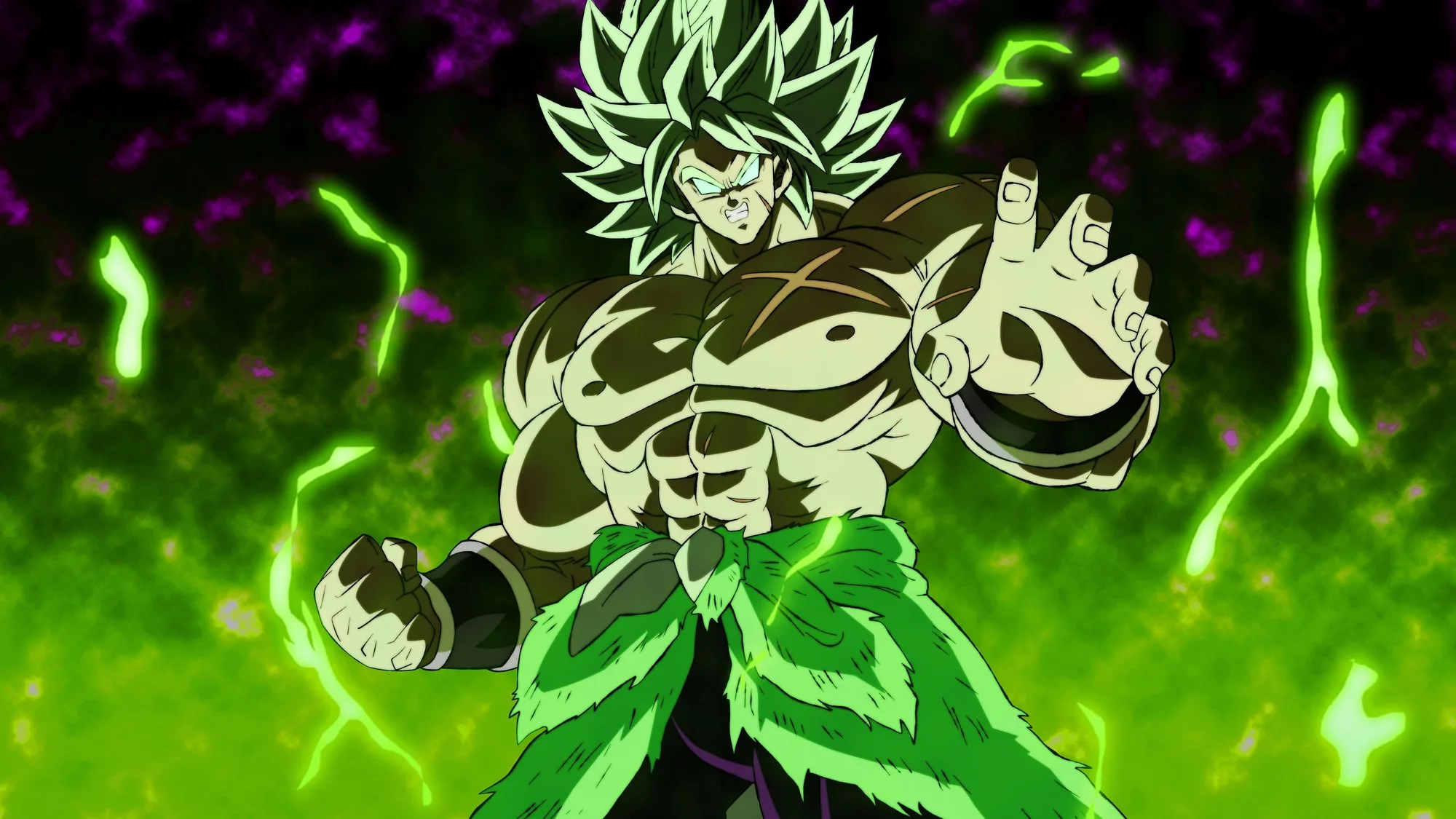 Broly awakens True Legendary Super Saiyan form