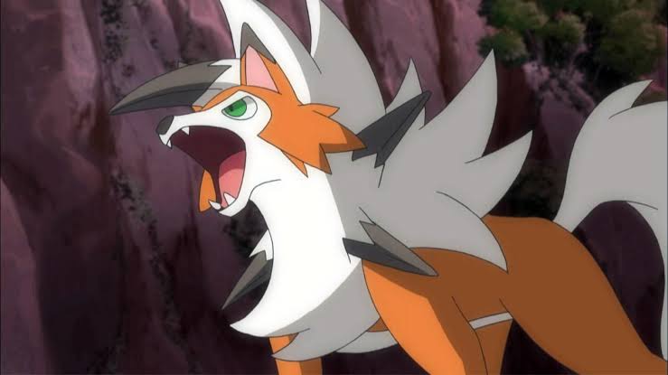 Ash's Lycanroc in Alola