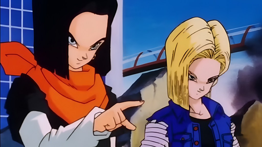 Android 17 and Android 18 in Dragon Ball Z