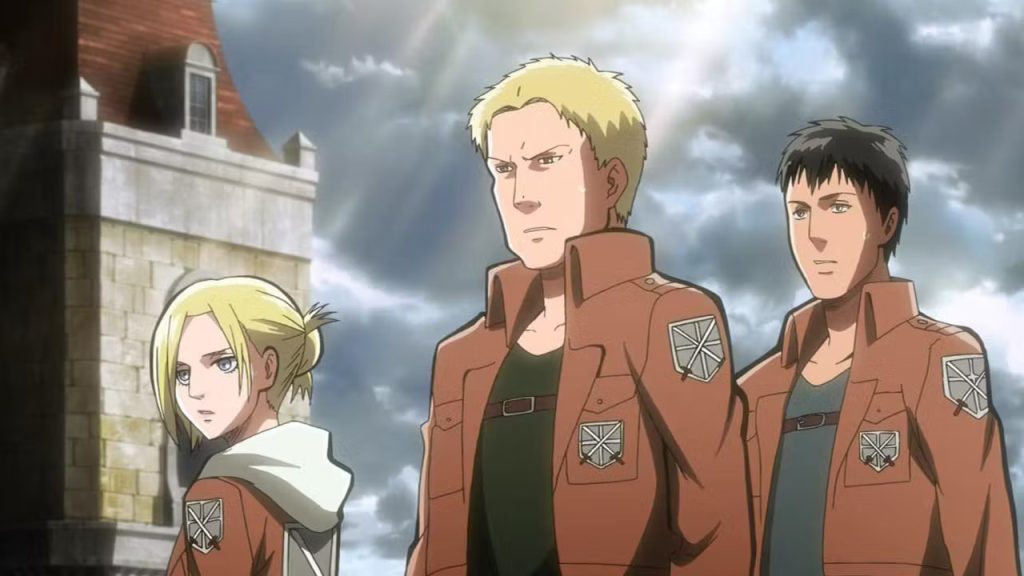 Reiner and Bertholdt from Attack on Titan
