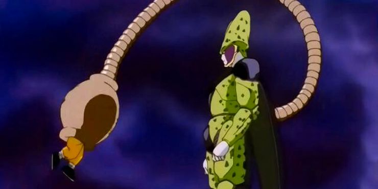 Cell and Goku