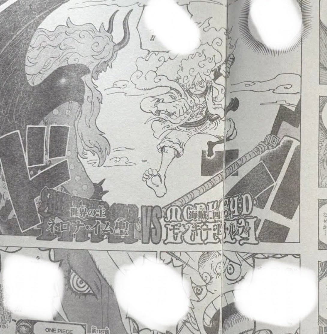 Luffy Gear 5 faces Imu