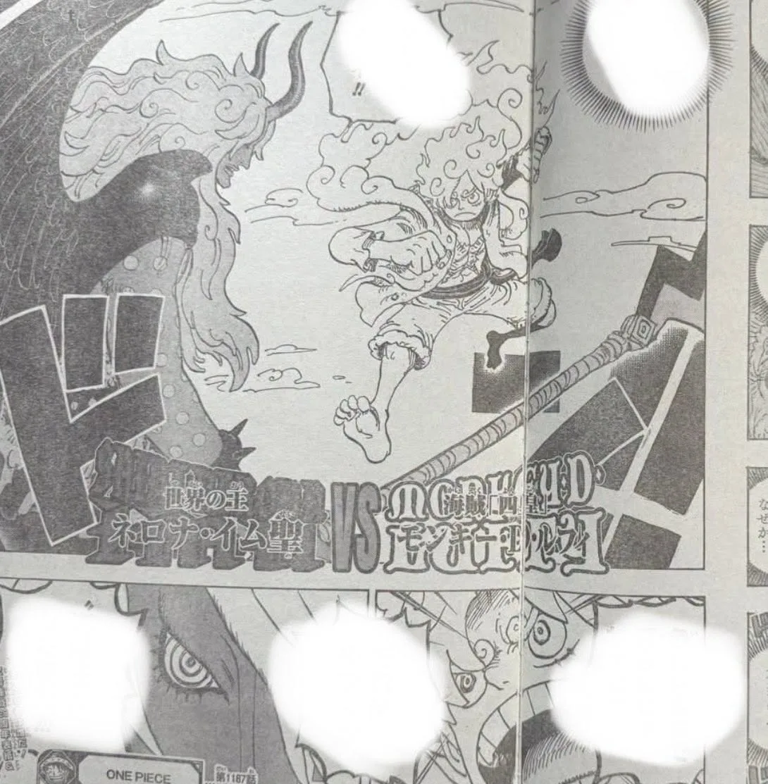 Luffy Gear 5 faces Imu