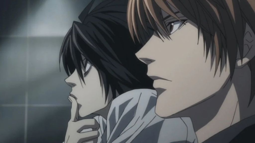Light Yagami and L from Death Note