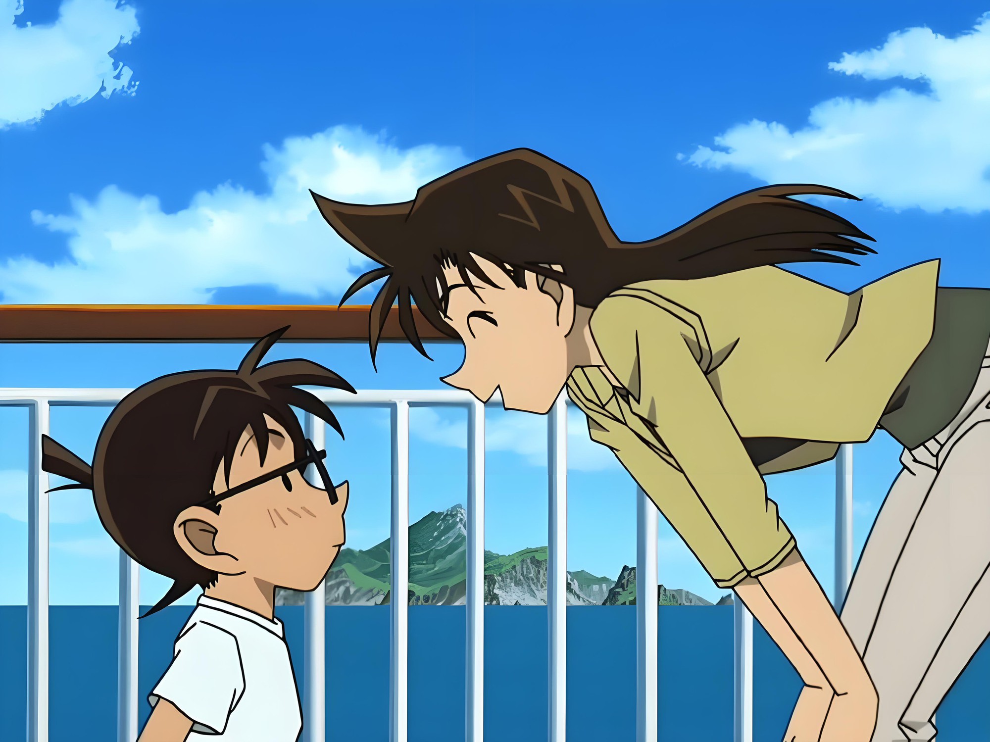 Ran often suspects Conan but lacks convincing proof to accept the unbelievable