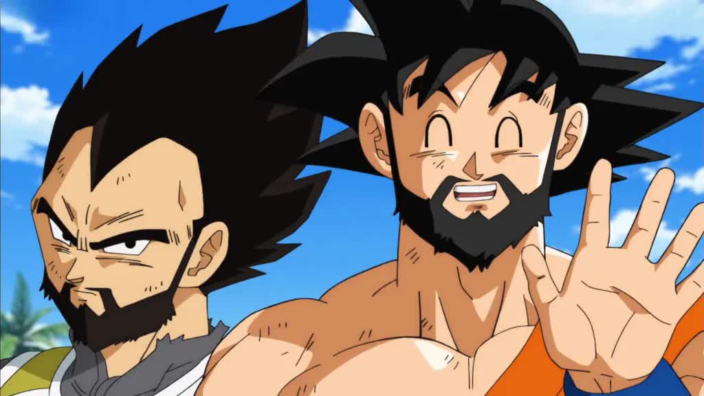 Goku and Vegeta in Dragon Ball Super