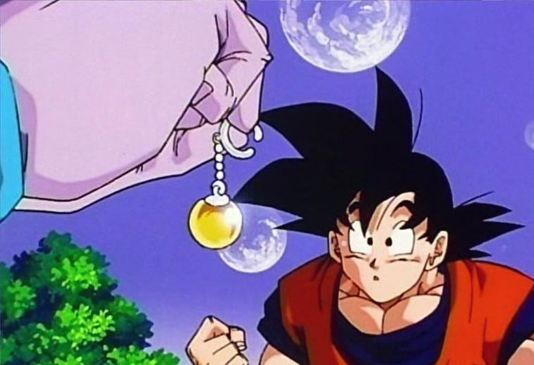 Vegito fused with Potara earrings