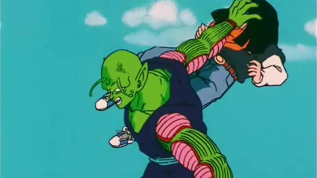 Piccolo battling Android 17