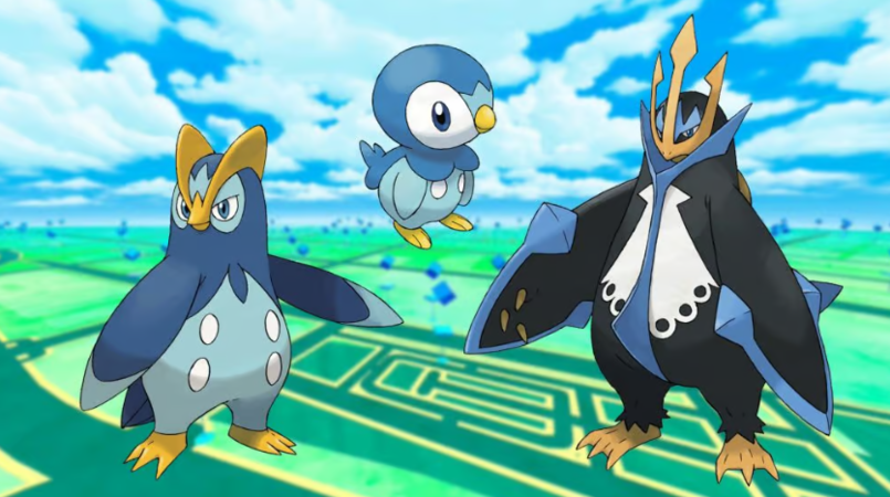 Piplup evolution line. Image: Game Freak