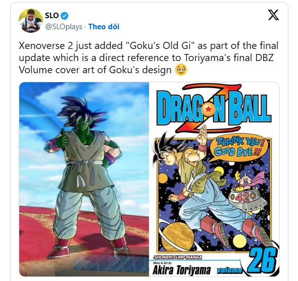 Goku's Old Gi outfit in Dragon Ball Xenoverse 2