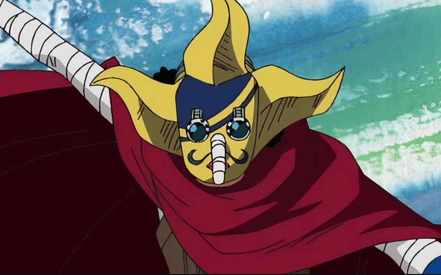 Zoro using Usopp as a sword
