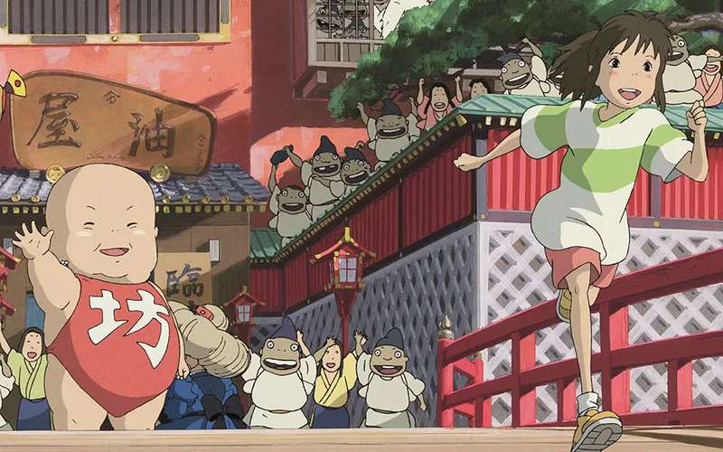 Storyboard sketches for Spirited Away