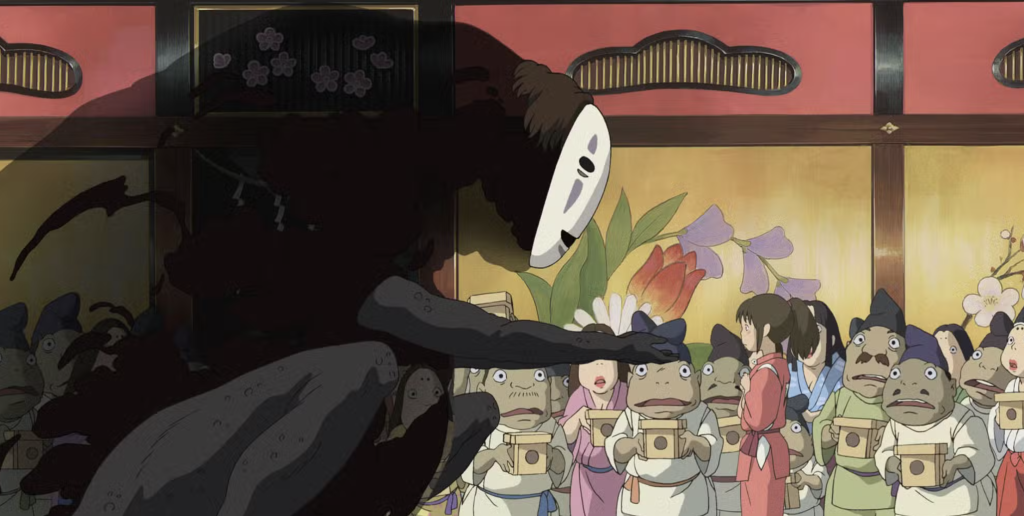No-Face character from Spirited Away