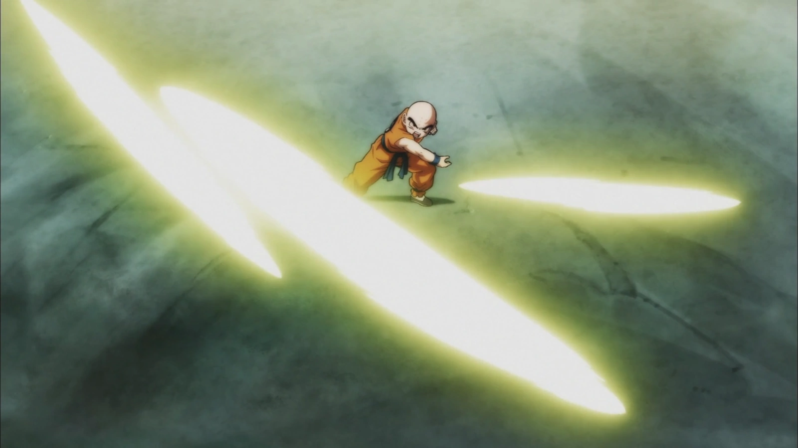 Krillin's Destructo Disc Triple Blade attack
