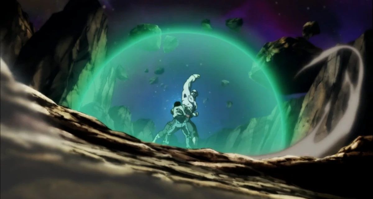 Android 17 performing Grand Explode