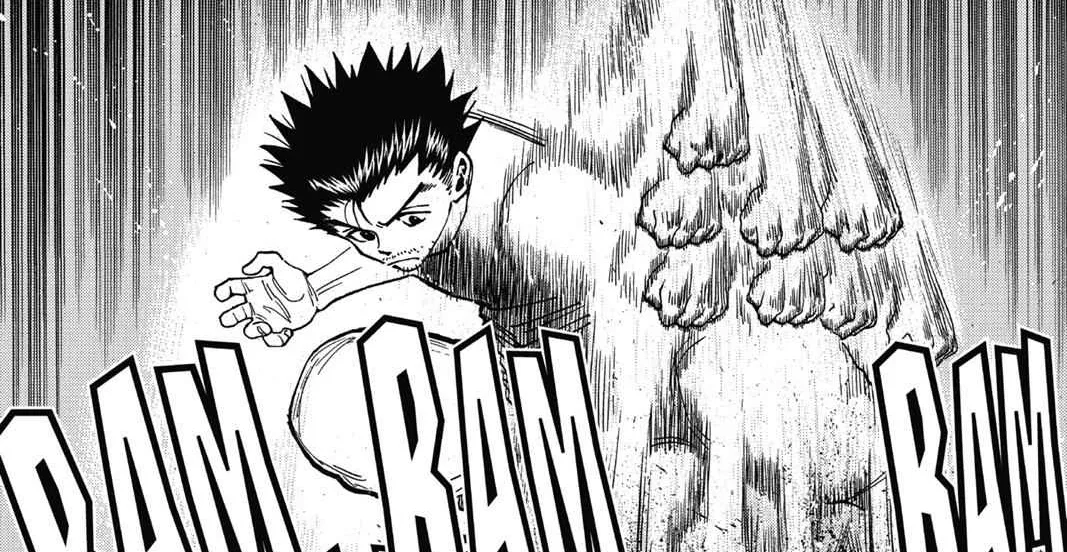 Ging Freecss demonstrating Nen ability