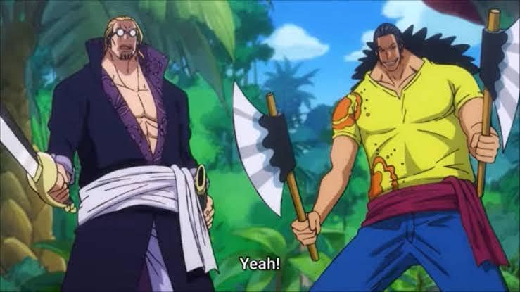 Rayleigh's sword and Gaban's axes