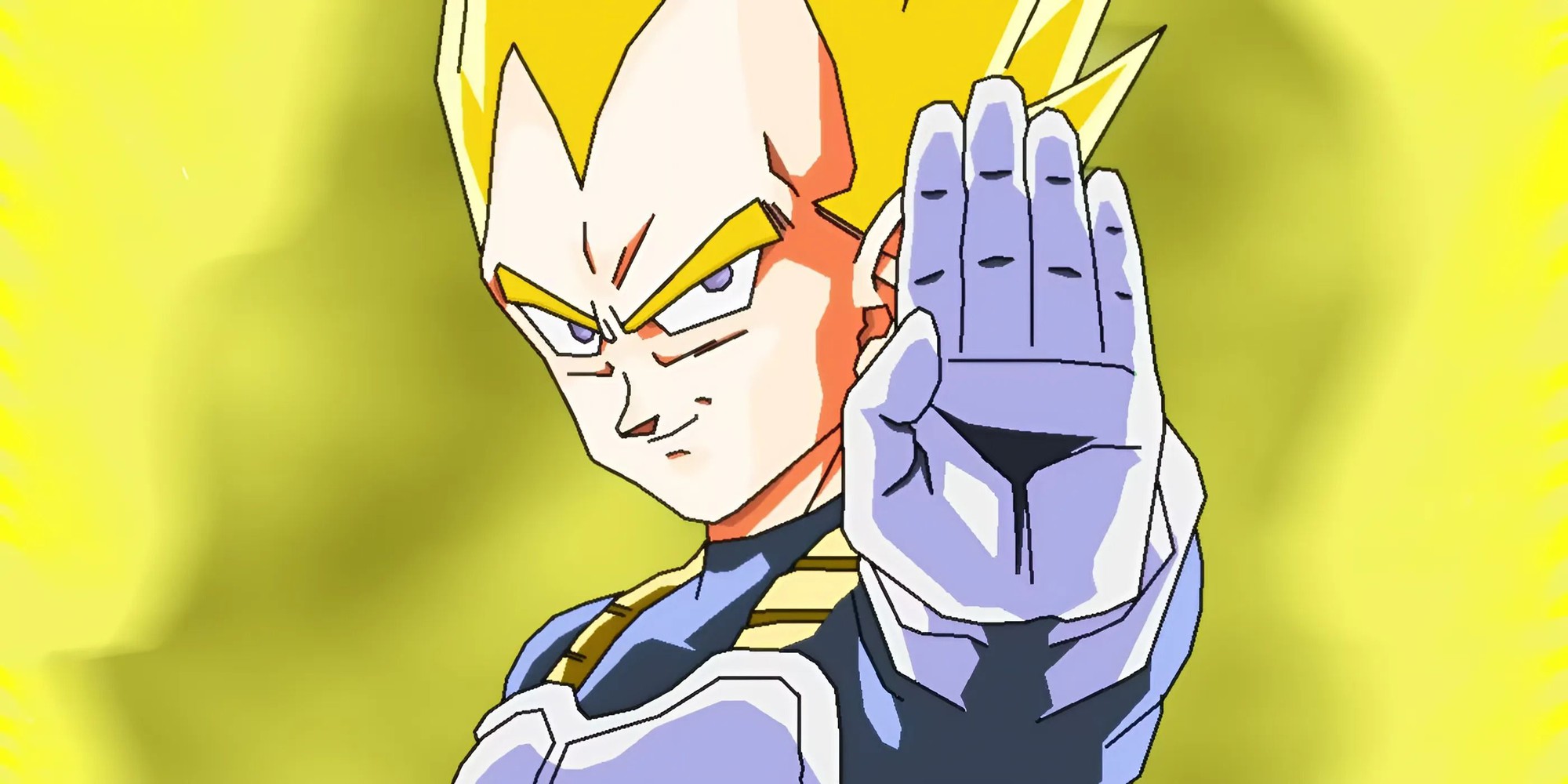 Vegeta preparing Big Bang Attack