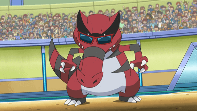 Ash's Krookodile in Unova