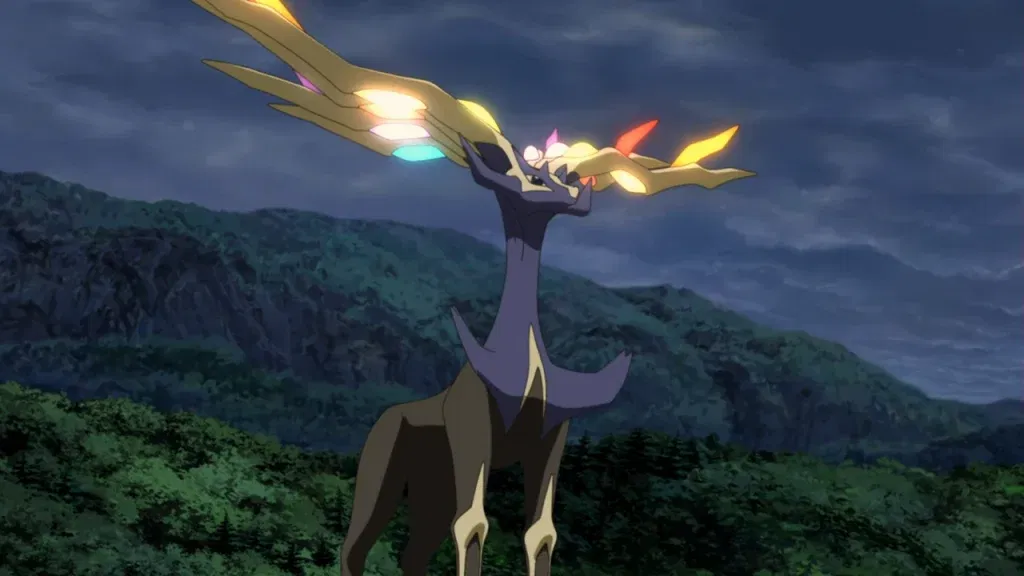 Xerneas with large branching antlers