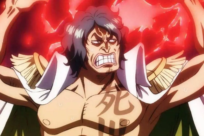 Shanks using Conqueror's Haki to pressure Ryokugyu