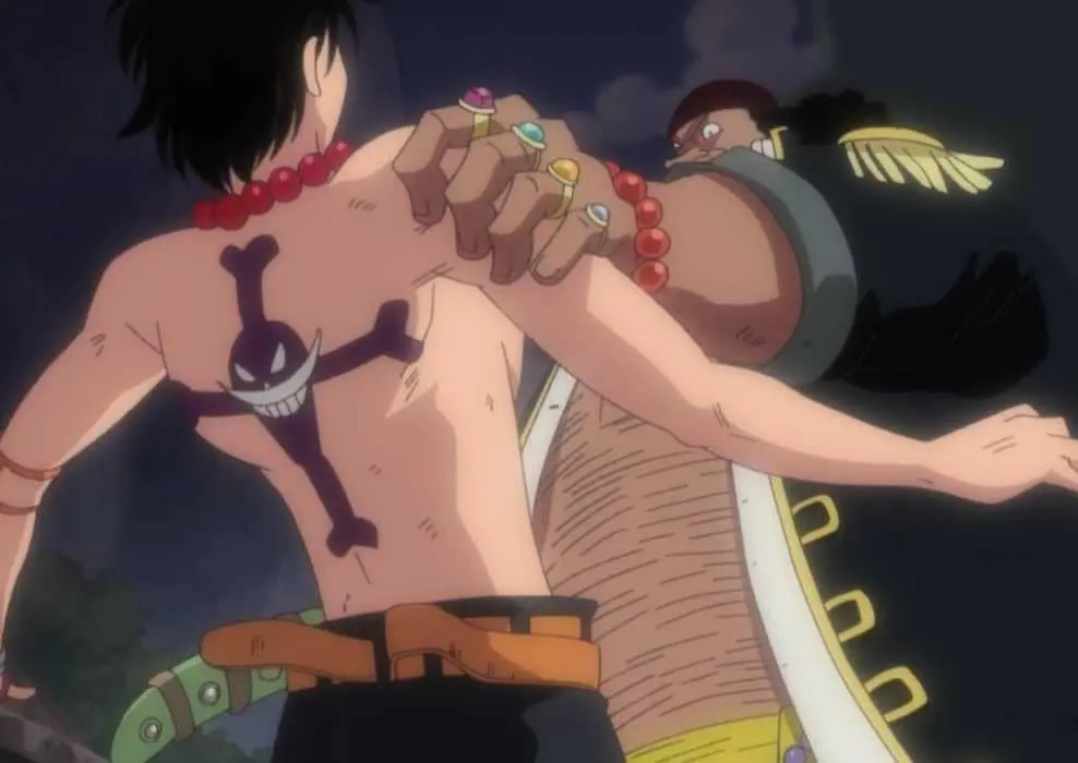 Ace fighting Blackbeard