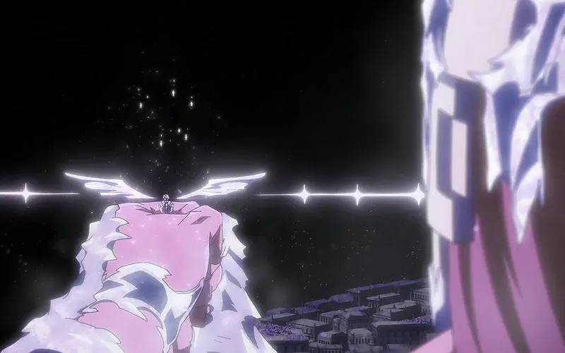Toshiro's enhanced freezing power