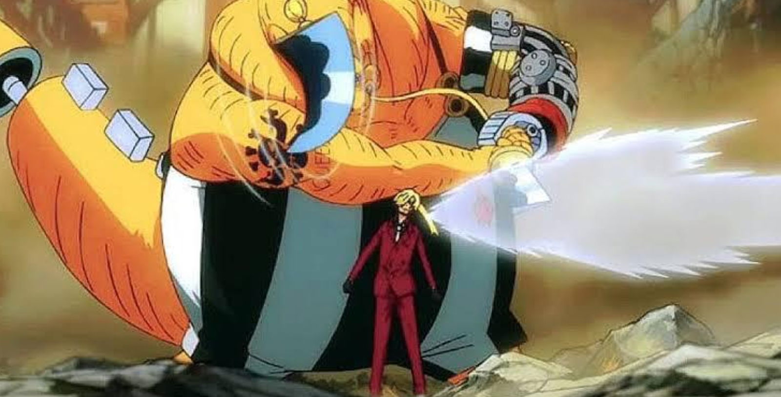 Sanji’s Germa exoskeleton awakened