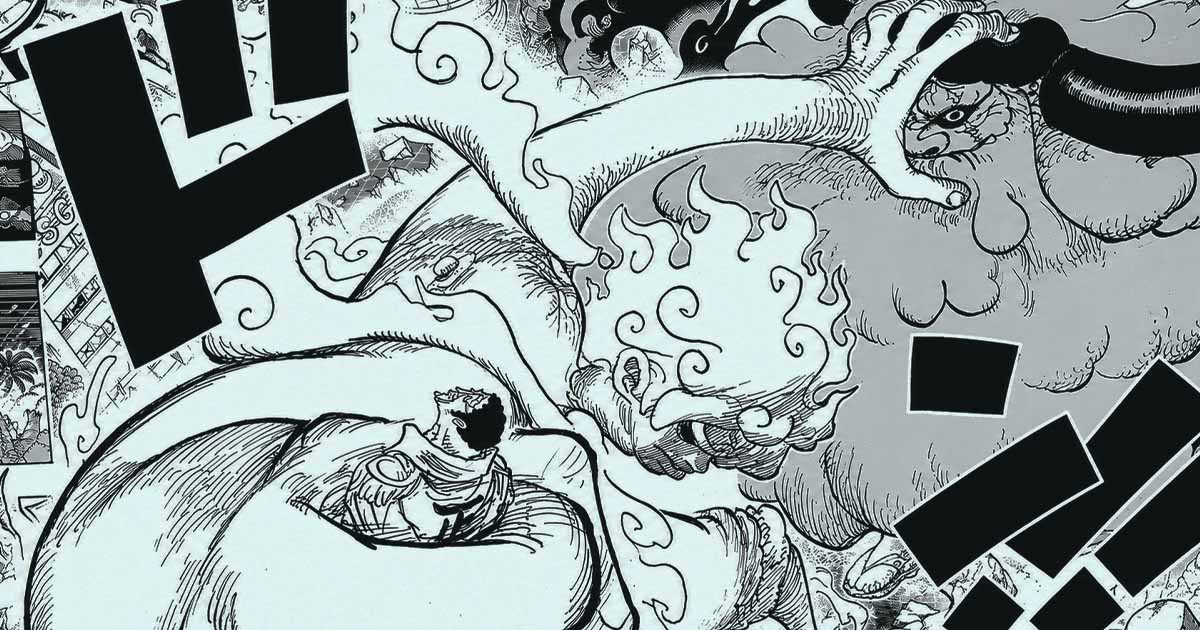 Giant Luffy Grabbing Kizaru
