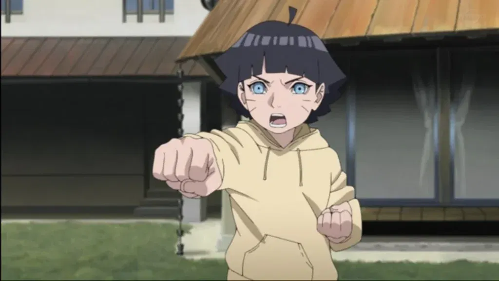 Uzumaki Himawari with Kurama chakra