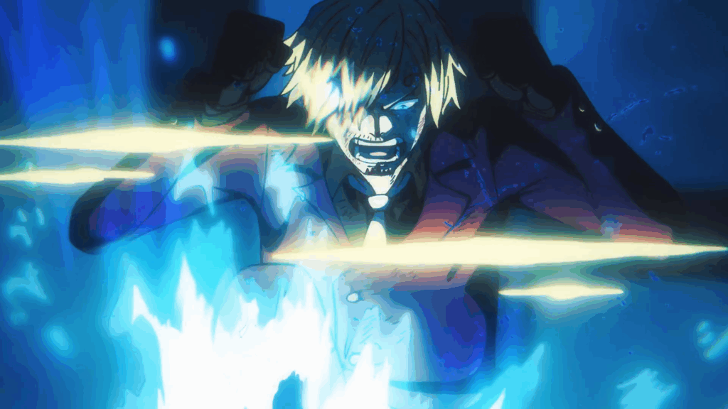Sanji using Ifrit Jambe