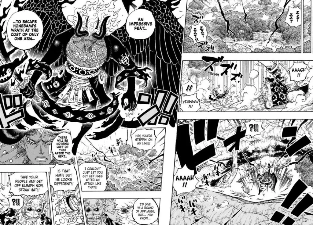 Imu's new form in One Piece chapter 1191. Image: Shueisha