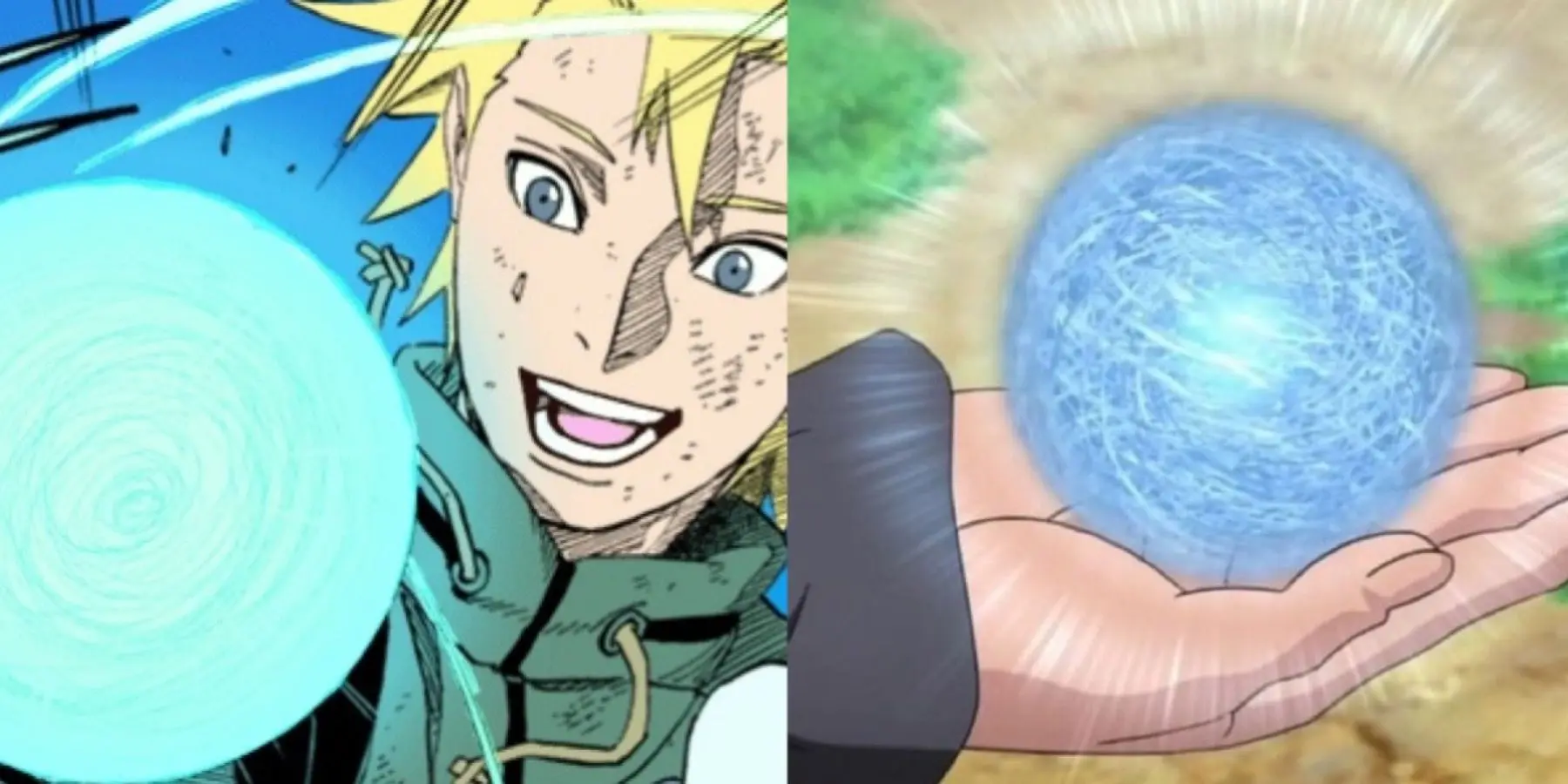 Minato using Rasengan