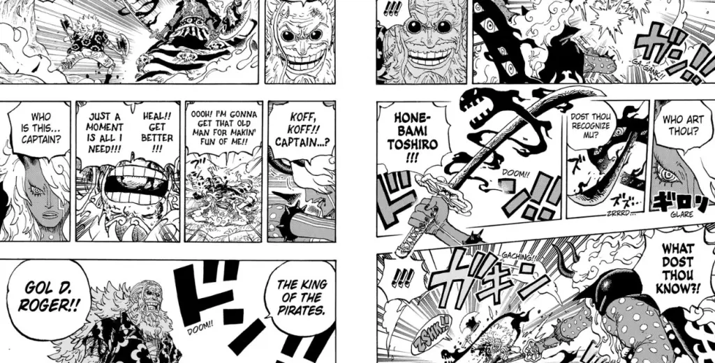 A scene from One Piece chapter 1190. Image: Shueisha