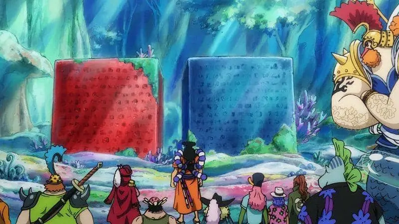 Poneglyphs from One Piece