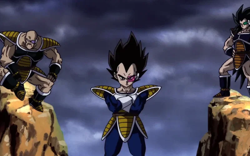 Raditz, Vegeta, and Nappa