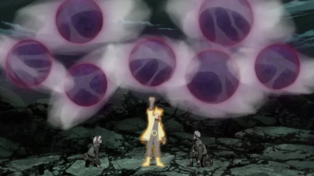 Naruto's Tailed Beast Rasenshuriken