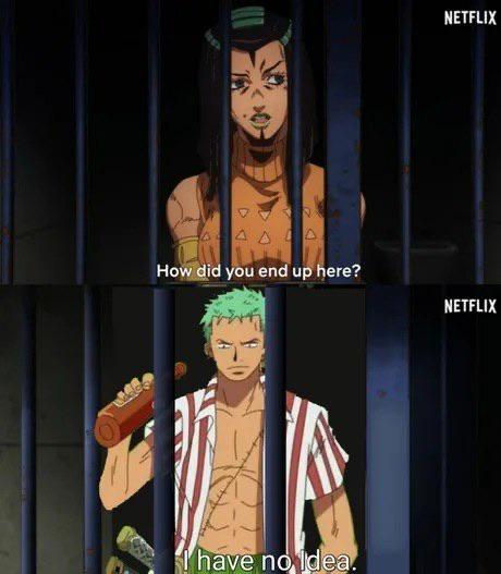 Zoro lost in a wrong Netflix adaptation
